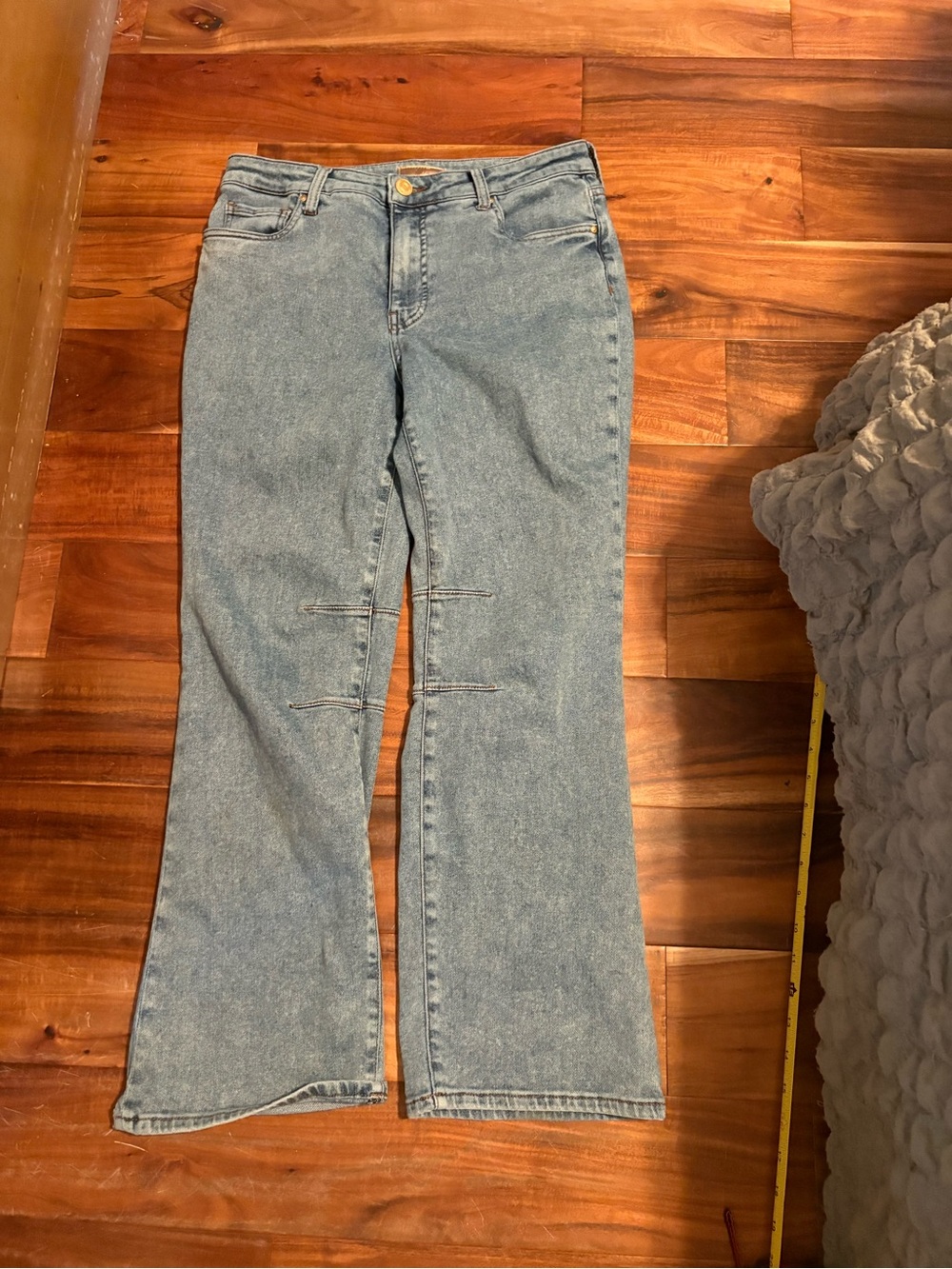 Kut From The Kloth Kelsey Fab Ab Flare Jeans Women’s 30 Light Wash Stretch (1396